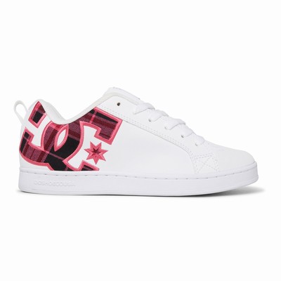 DC Court Graffik Women's White Sneakers Australia Online KDI-863